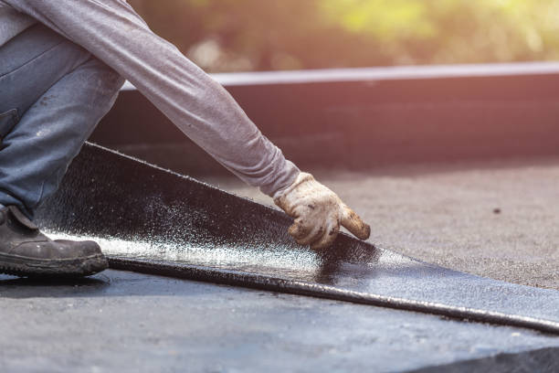Professional Crawl Space Encapsulation technician working in Bath, NY